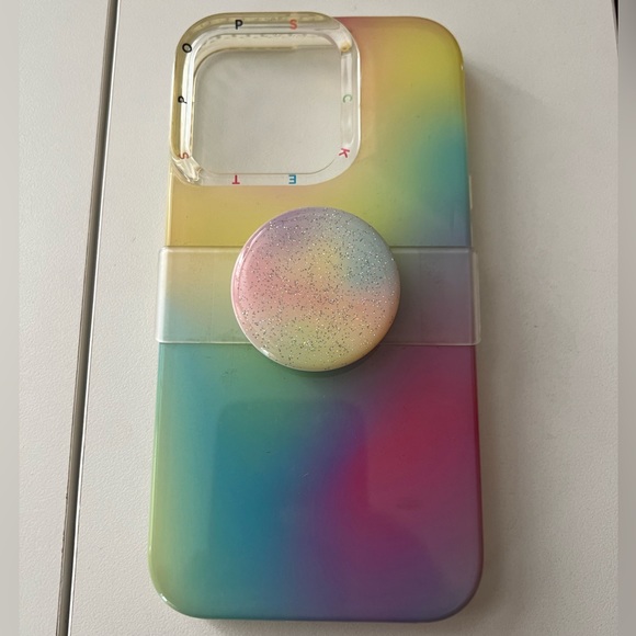 Apple iPhone 13 Pro PopSockets PopCase PopGrip Slide Phone Case EUC - Picture 6 of 16